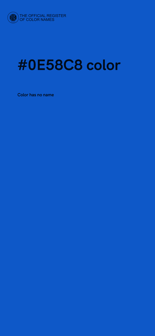 #0E58C8 color image