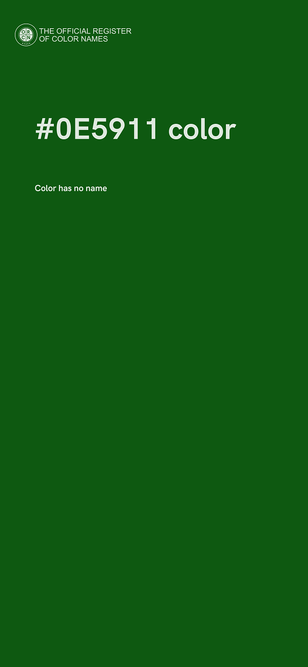 #0E5911 color image