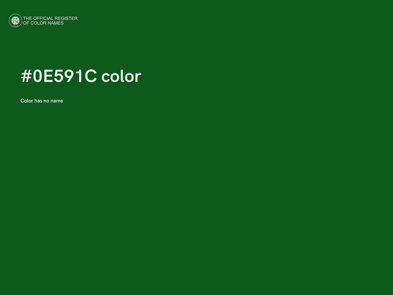 #0E591C color image
