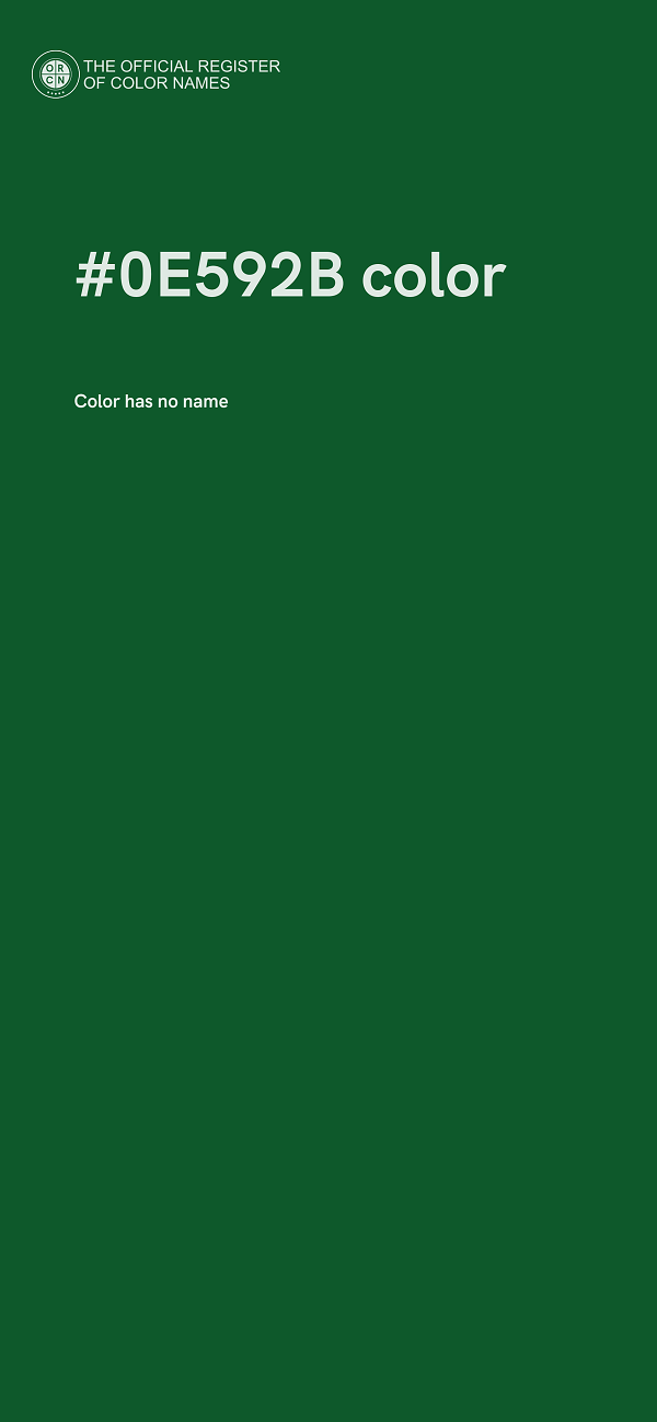 #0E592B color image