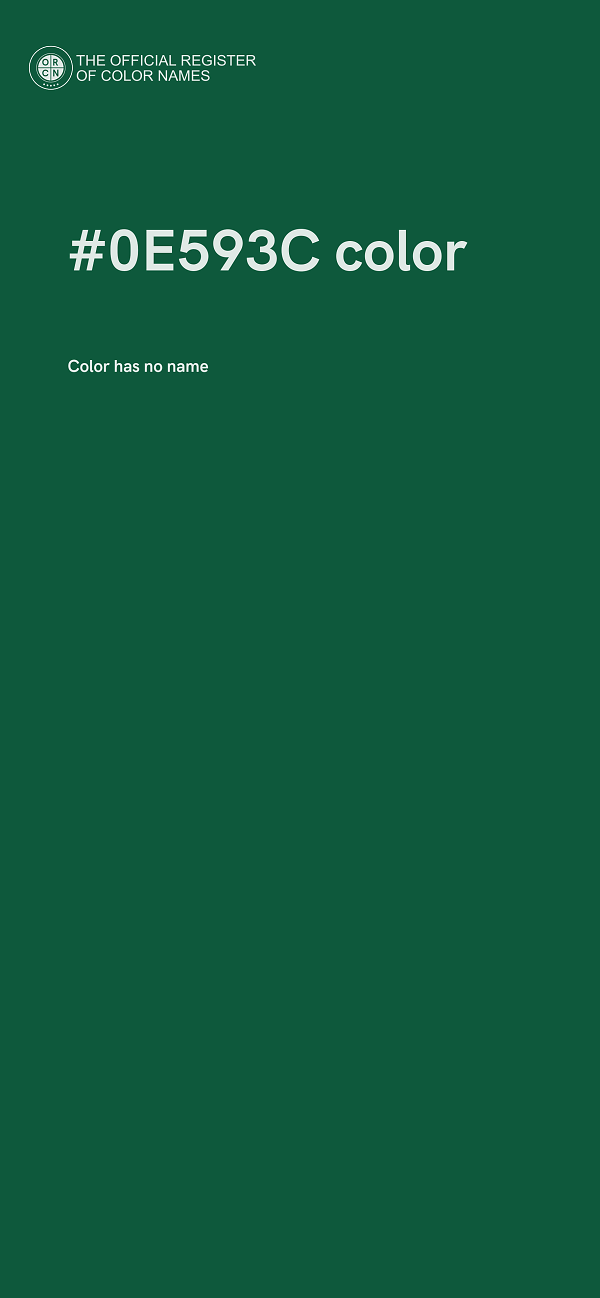 #0E593C color image