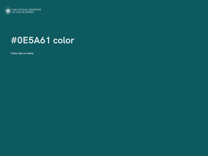 #0E5A61 color image