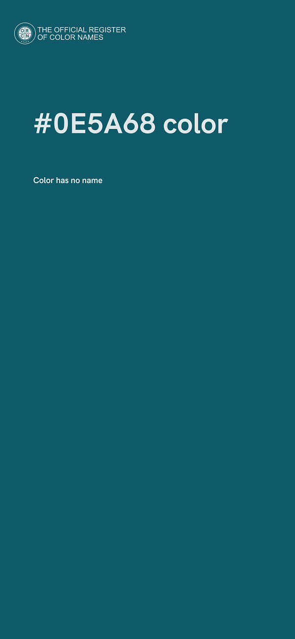 #0E5A68 color image
