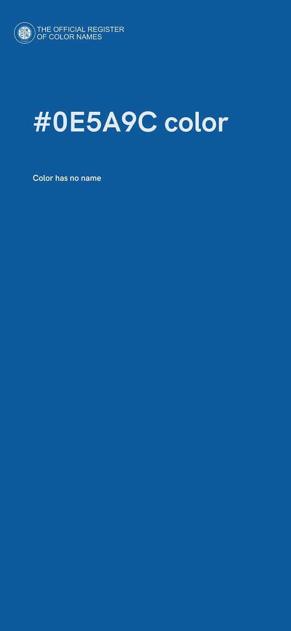 #0E5A9C color image