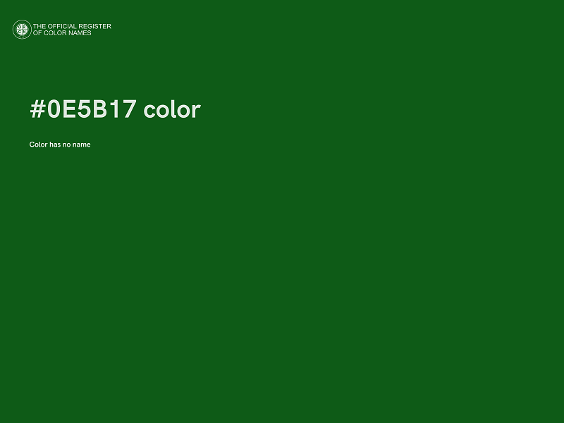 #0E5B17 color image