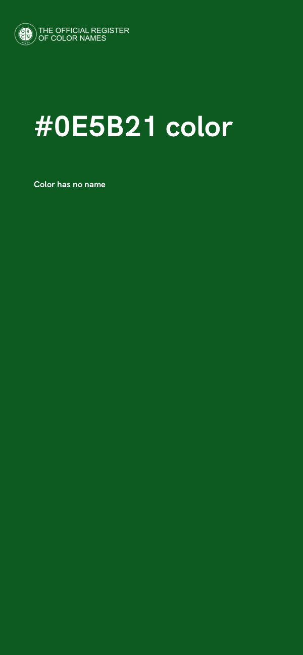 #0E5B21 color image