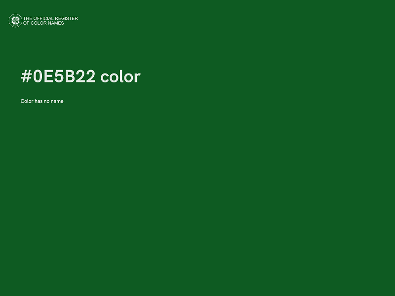 #0E5B22 color image