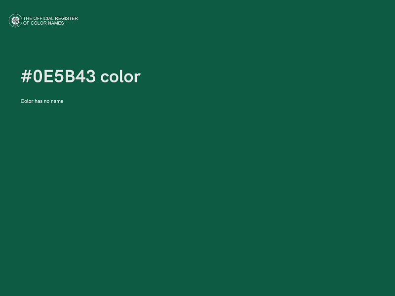 #0E5B43 color image