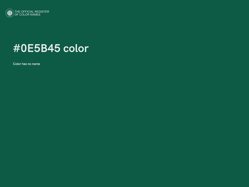 #0E5B45 color image