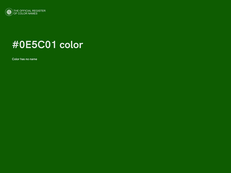 #0E5C01 color image