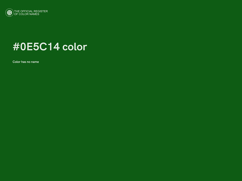 #0E5C14 color image
