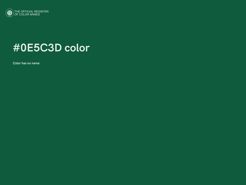 #0E5C3D color image