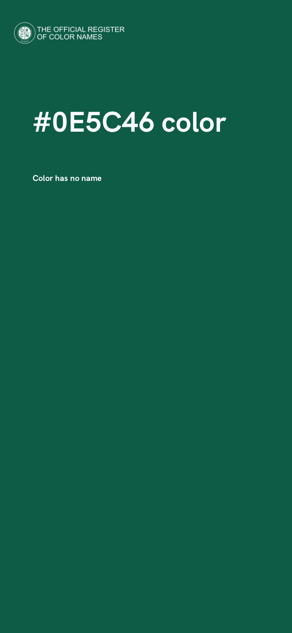 #0E5C46 color image