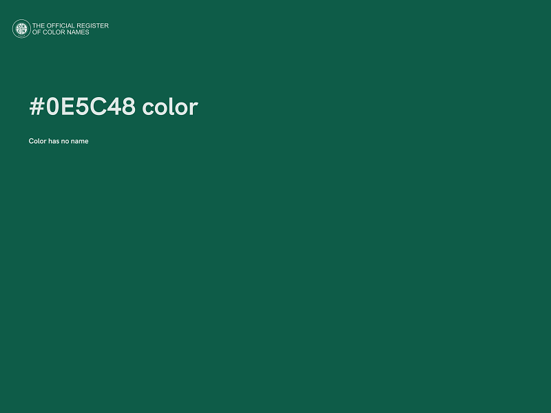 #0E5C48 color image