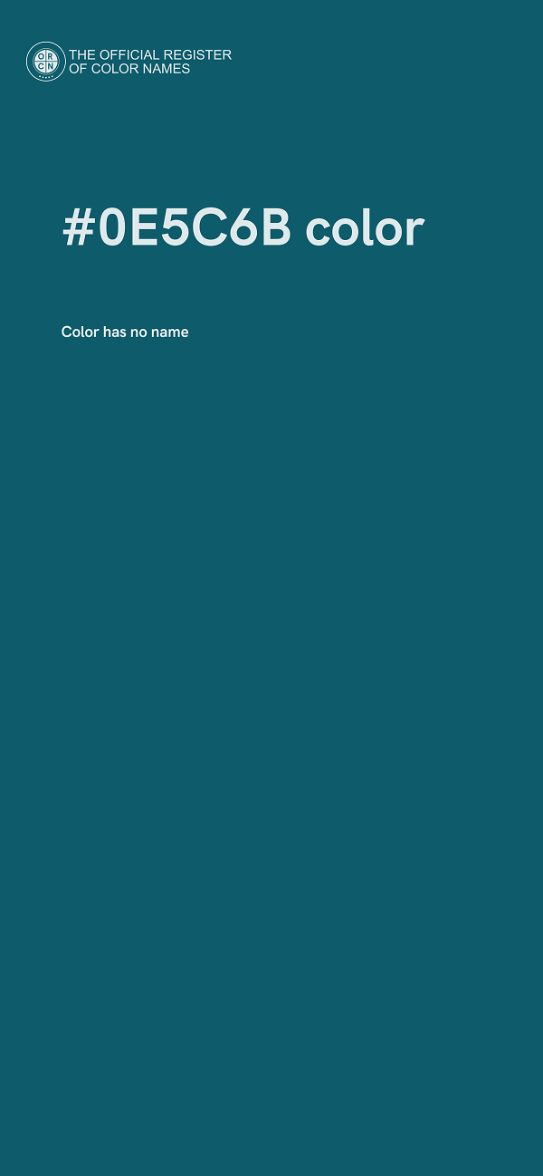 #0E5C6B color image