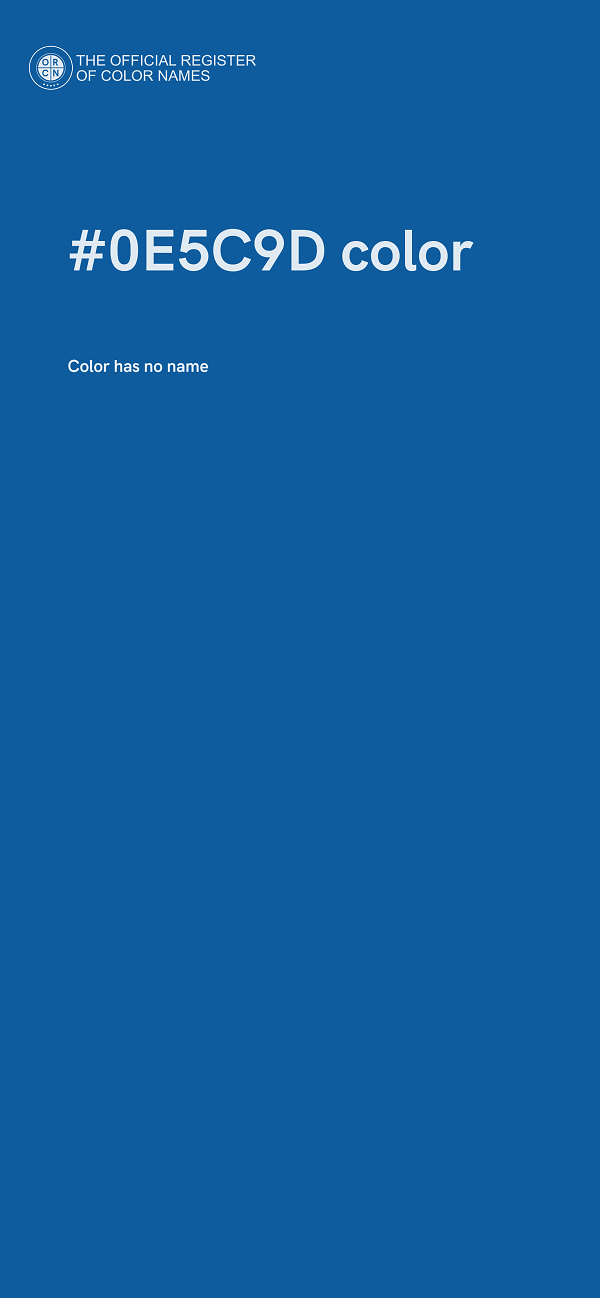 #0E5C9D color image