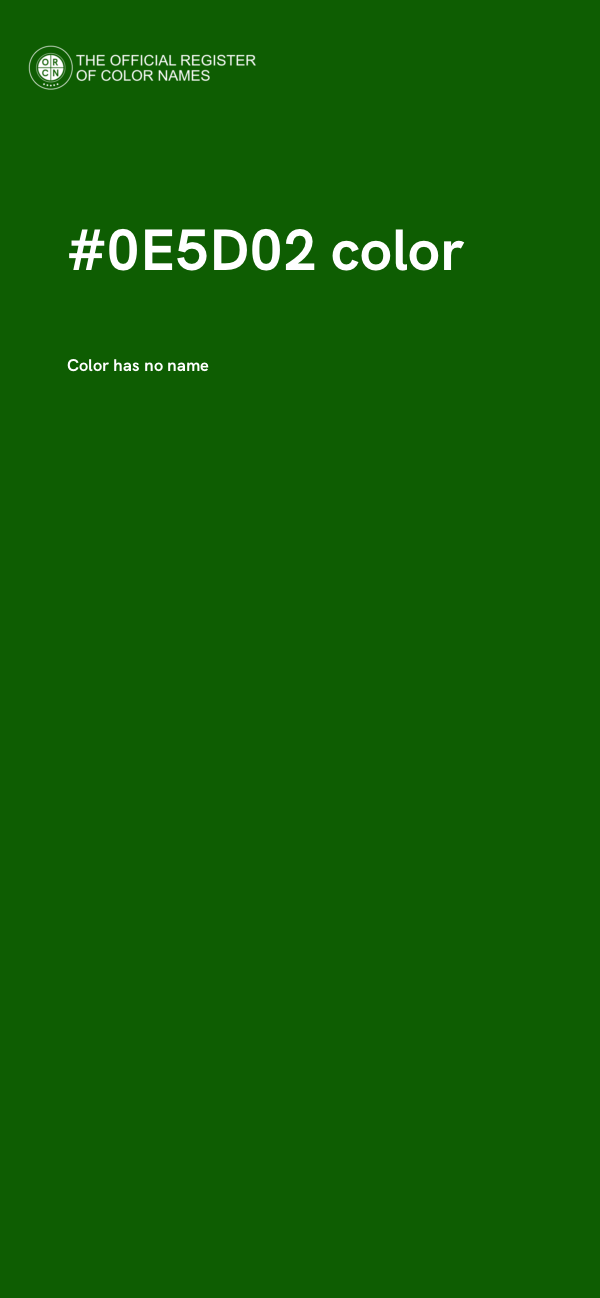 #0E5D02 color image