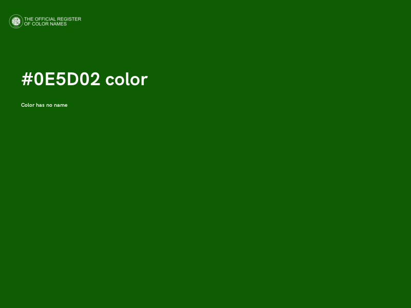#0E5D02 color image