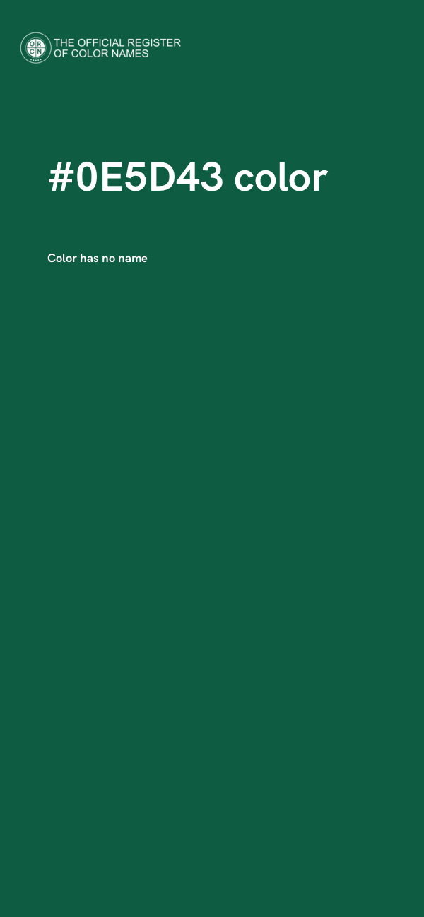 #0E5D43 color image