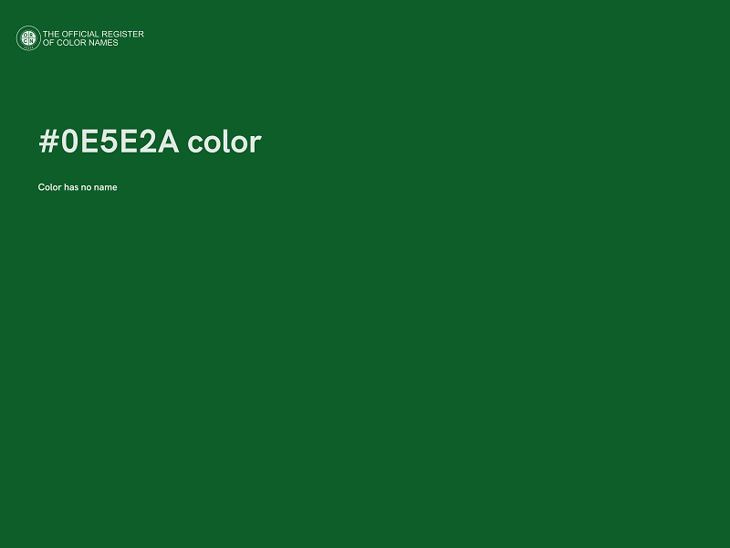 #0E5E2A color image