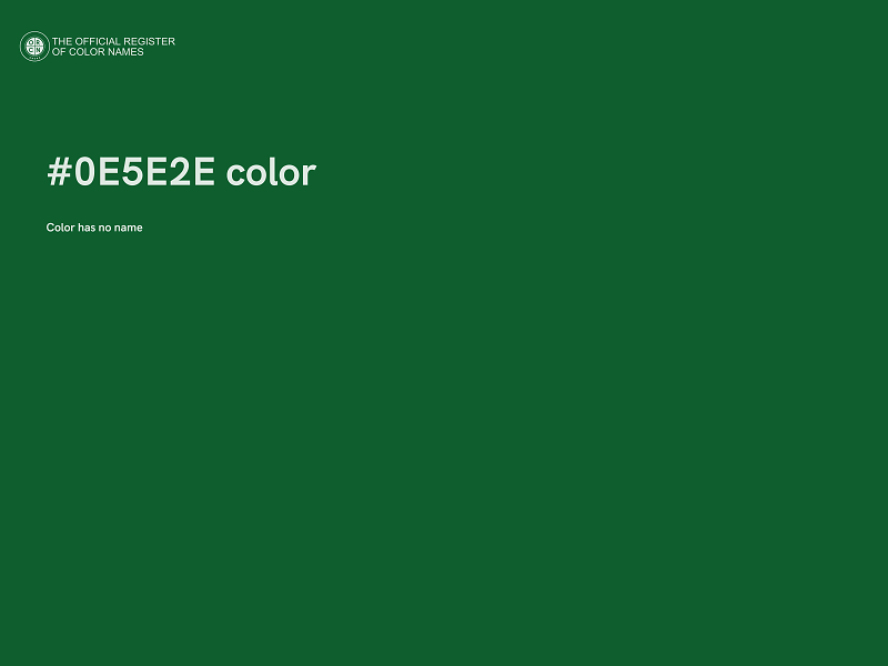#0E5E2E color image