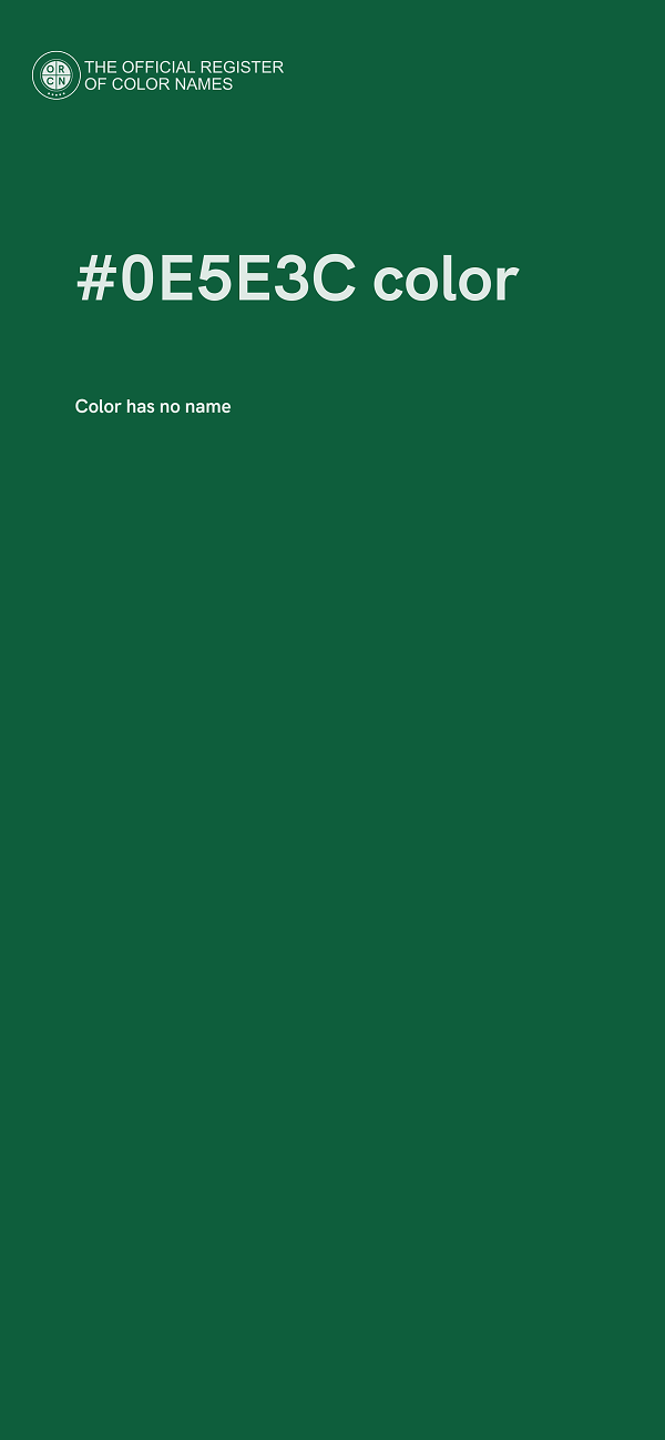 #0E5E3C color image