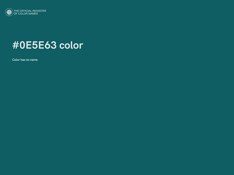 #0E5E63 color image