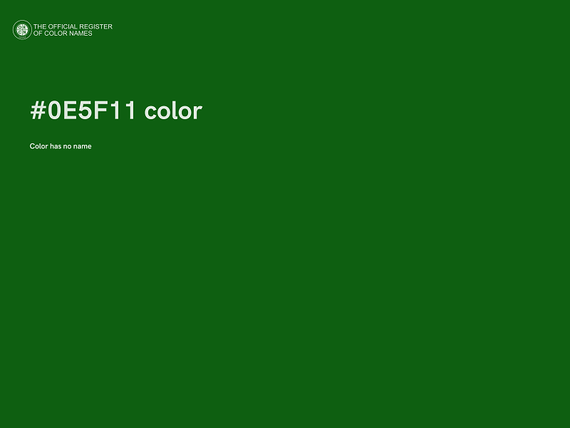 #0E5F11 color image