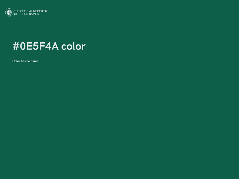 #0E5F4A color image