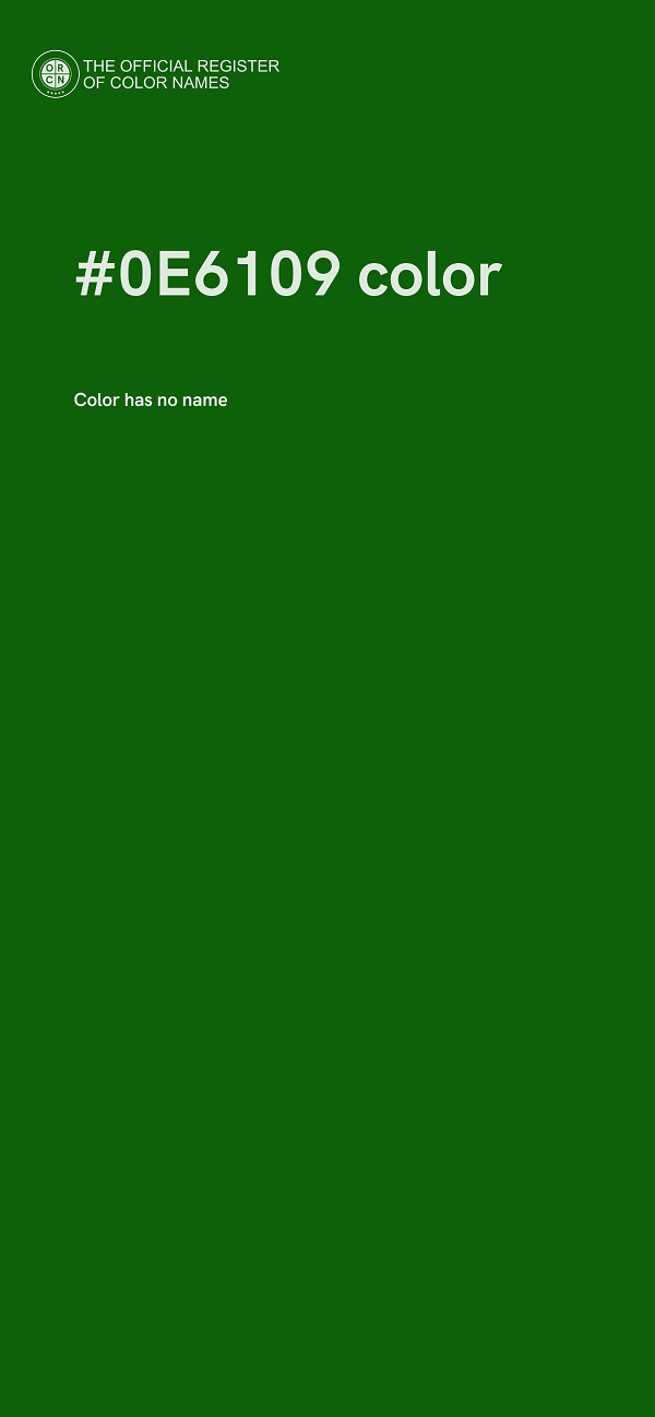 #0E6109 color image