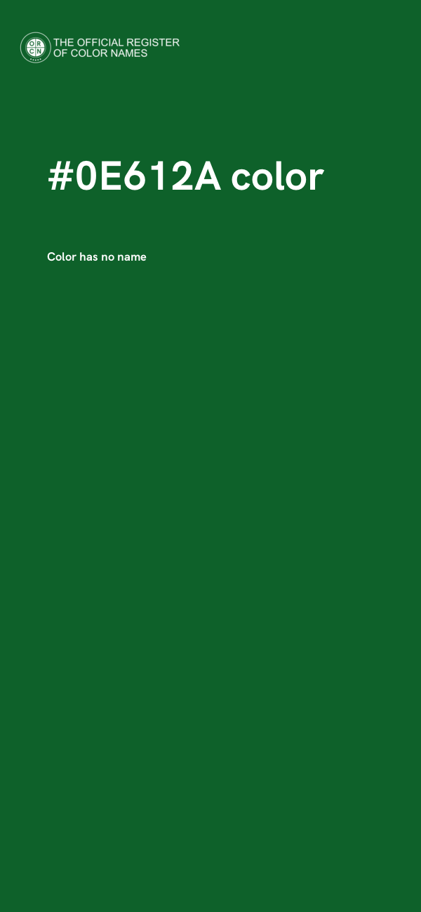#0E612A color image
