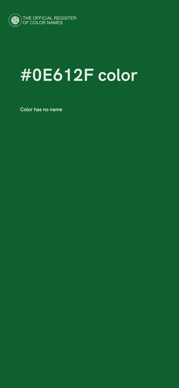 #0E612F color image