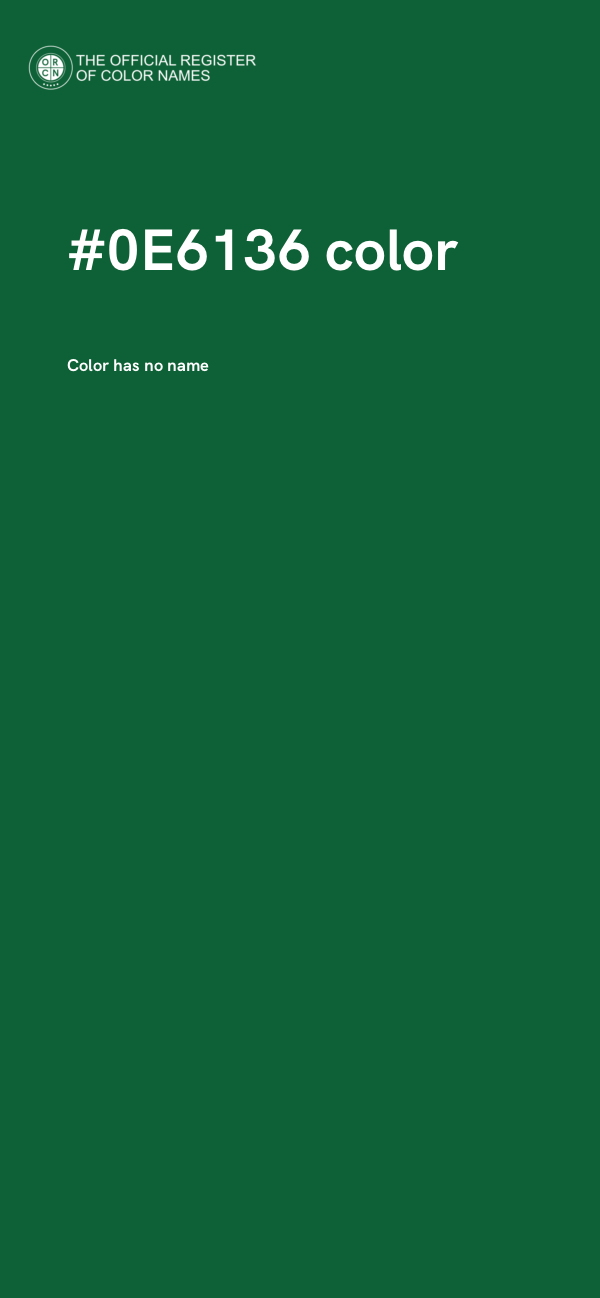 #0E6136 color image