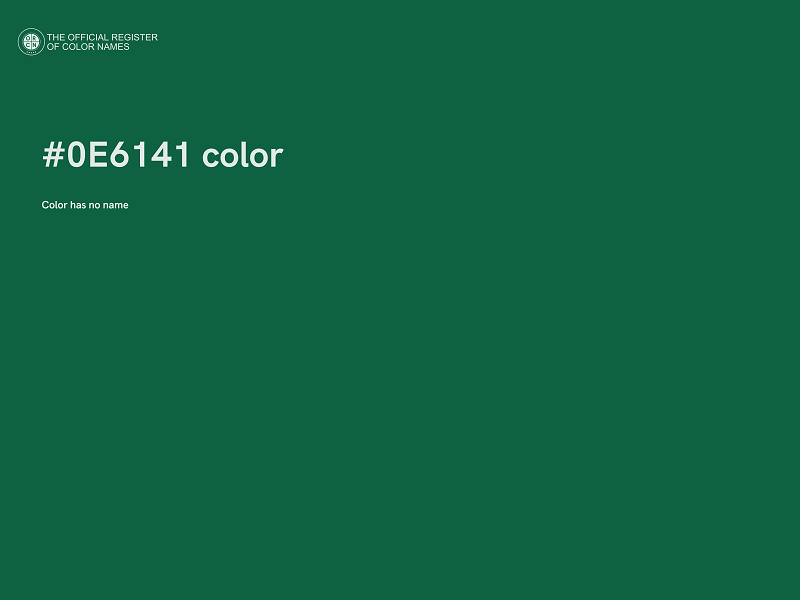#0E6141 color image