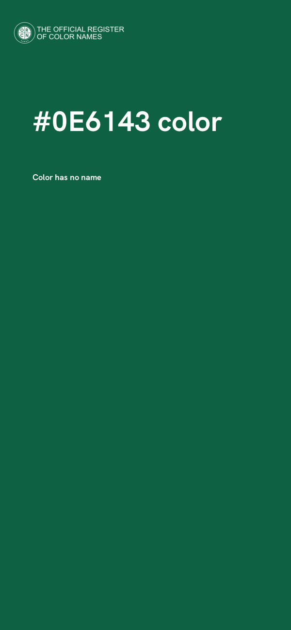 #0E6143 color image
