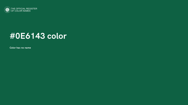 #0E6143 color image