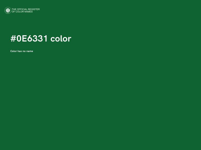 #0E6331 color image