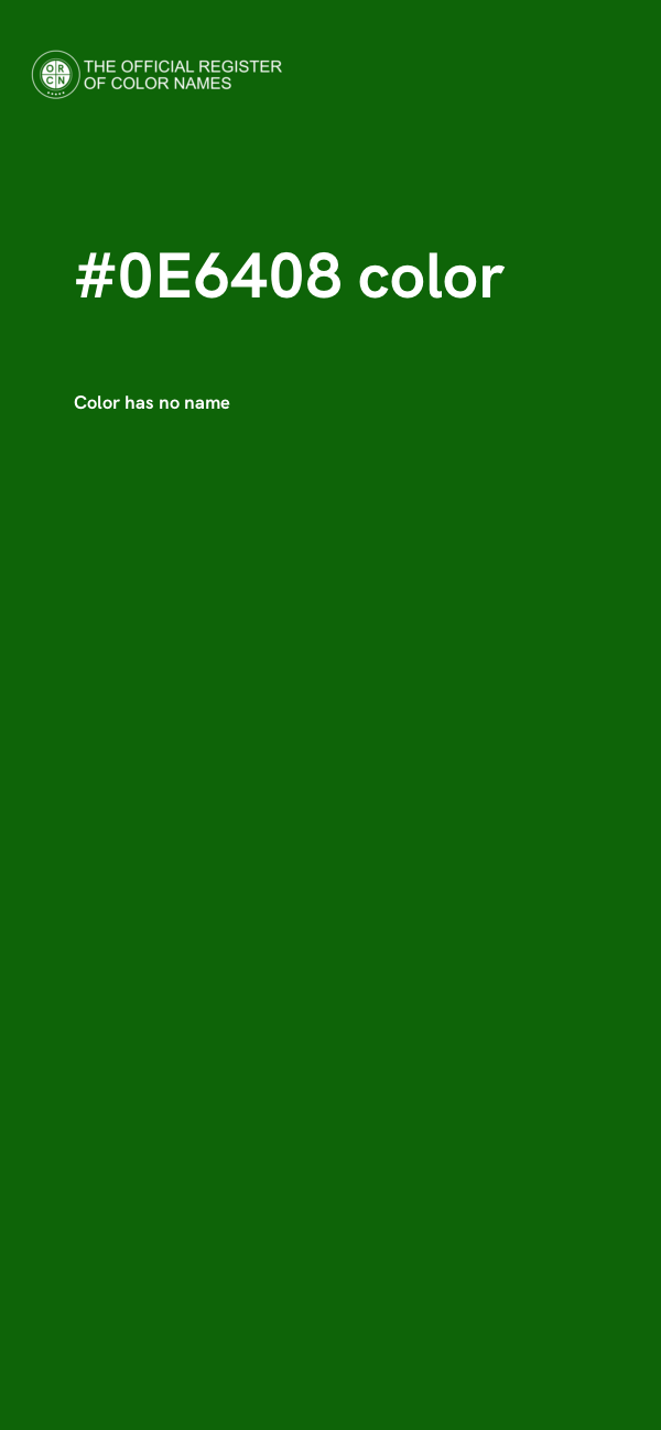 #0E6408 color image