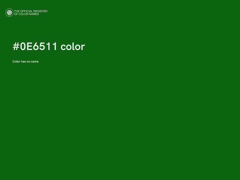 #0E6511 color image