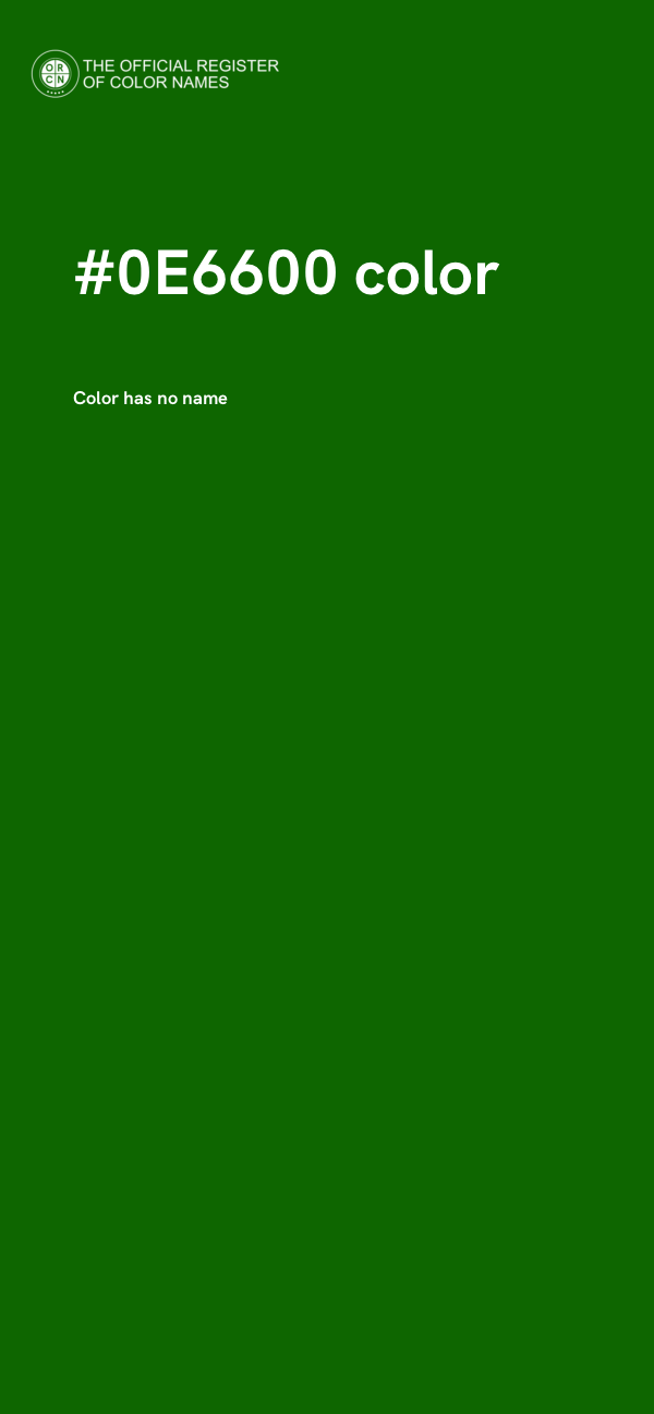 #0E6600 color image