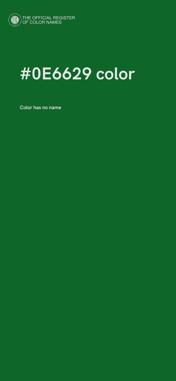 #0E6629 color image