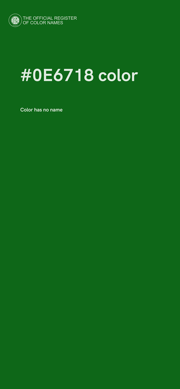 #0E6718 color image