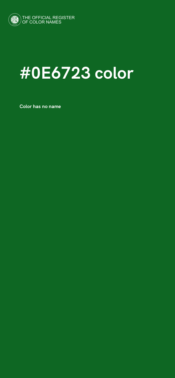 #0E6723 color image