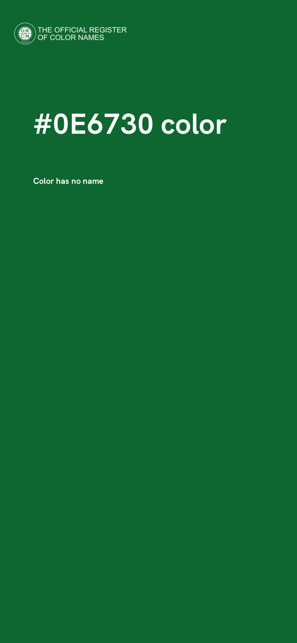 #0E6730 color image