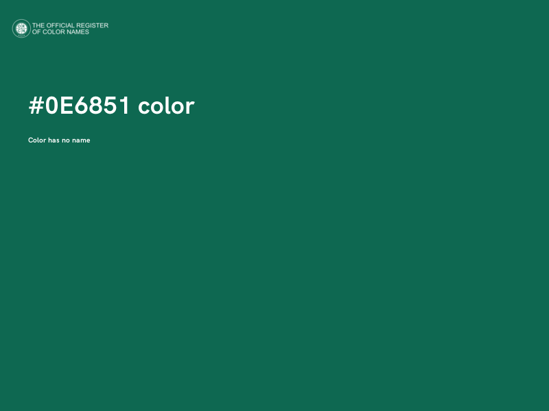 #0E6851 color image