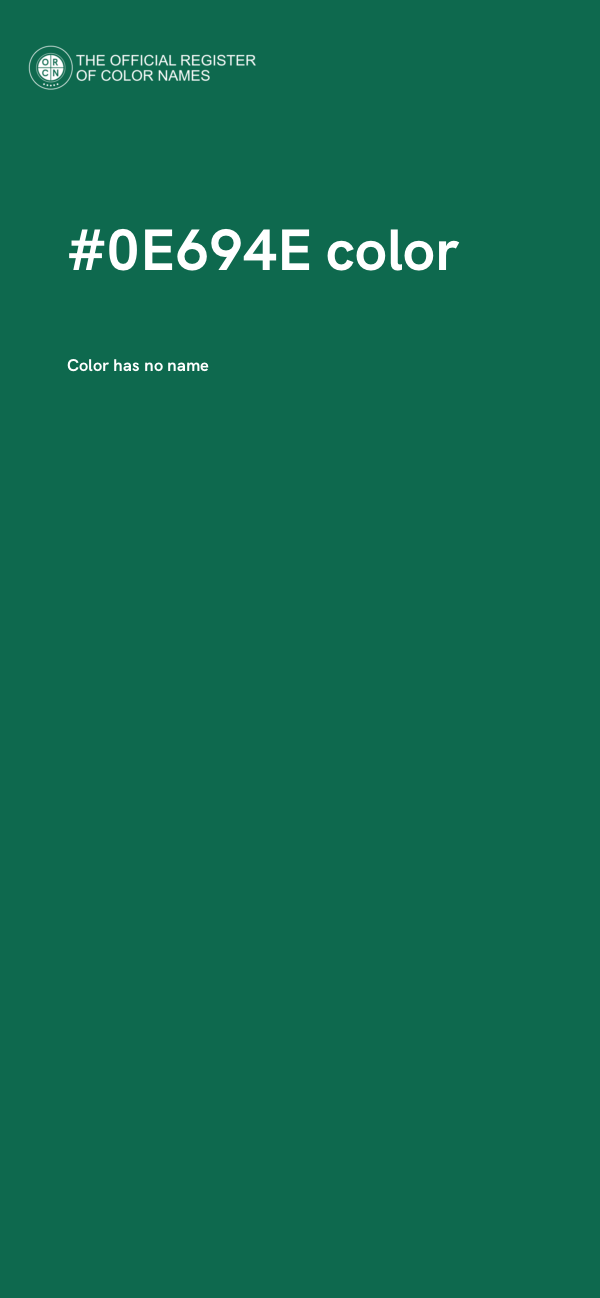 #0E694E color image