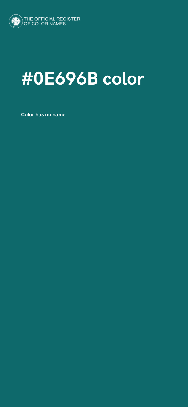 #0E696B color image