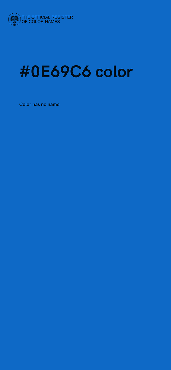 #0E69C6 color image