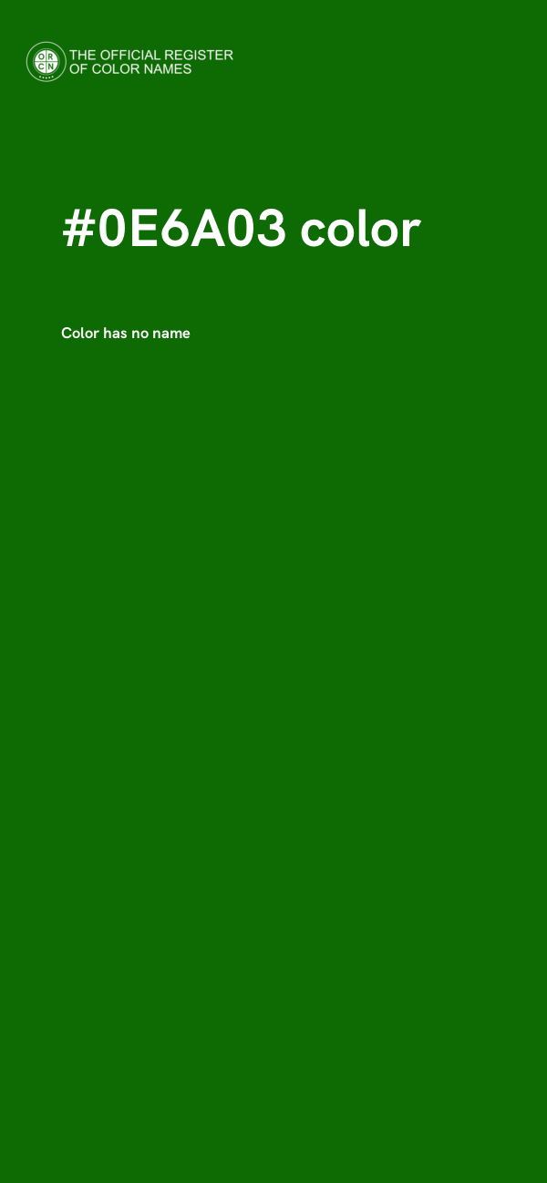 #0E6A03 color image