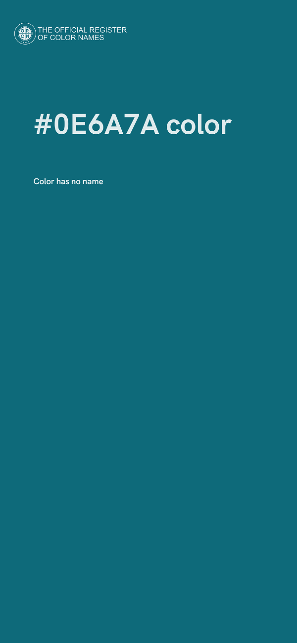 #0E6A7A color image